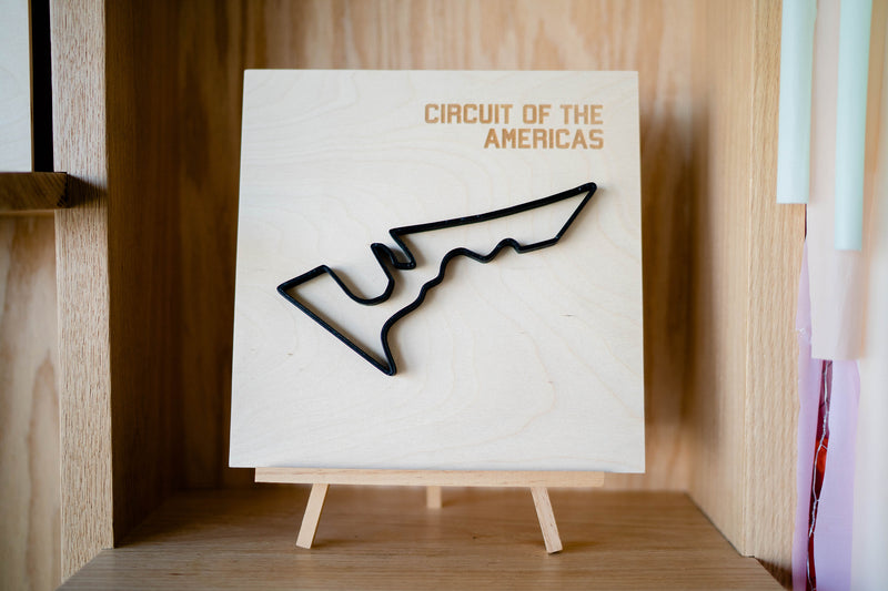 Circuit of the Americas COTA Race Track Wall Art