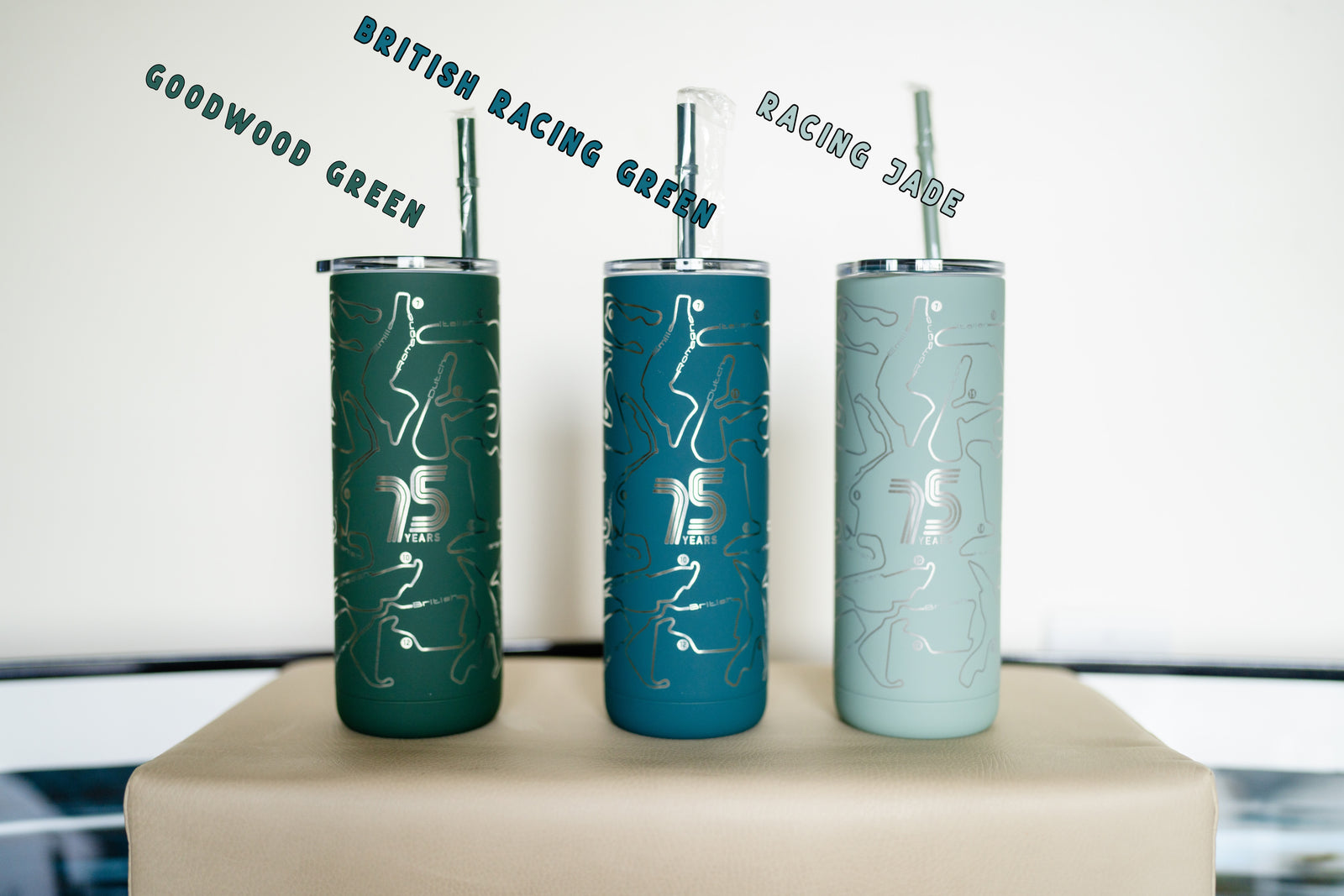 2025 Formula 1 Race Track Insulated Tumbler 20oz 75th Anniversary