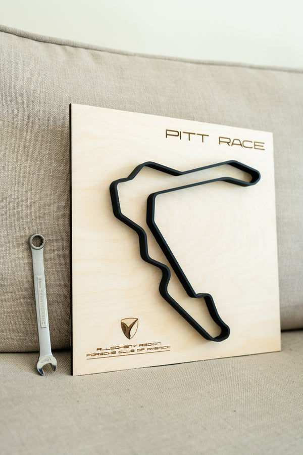 Pitt Race Wood Framed Race Track Wall Art ARPCA Collaboration