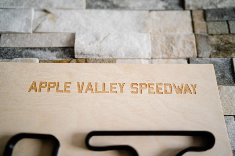 Apple Valley Speedway Wood Framed Race Track Wall Art